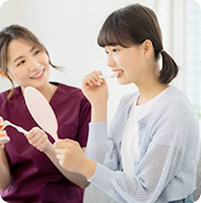 口腔状態を診る ブラッシングチェック